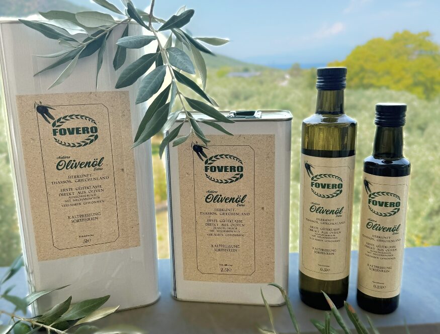 FOVERO Olivenöl 4 Größen